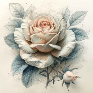 roses tattoo design ideas bright color romantic linework for nape