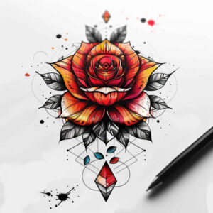 roses tattoo design ideas metallic scented memory for upper shoulder