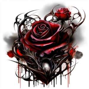 roses tattoo design ideas Realism smooth gradients scented memory for upper shoulder