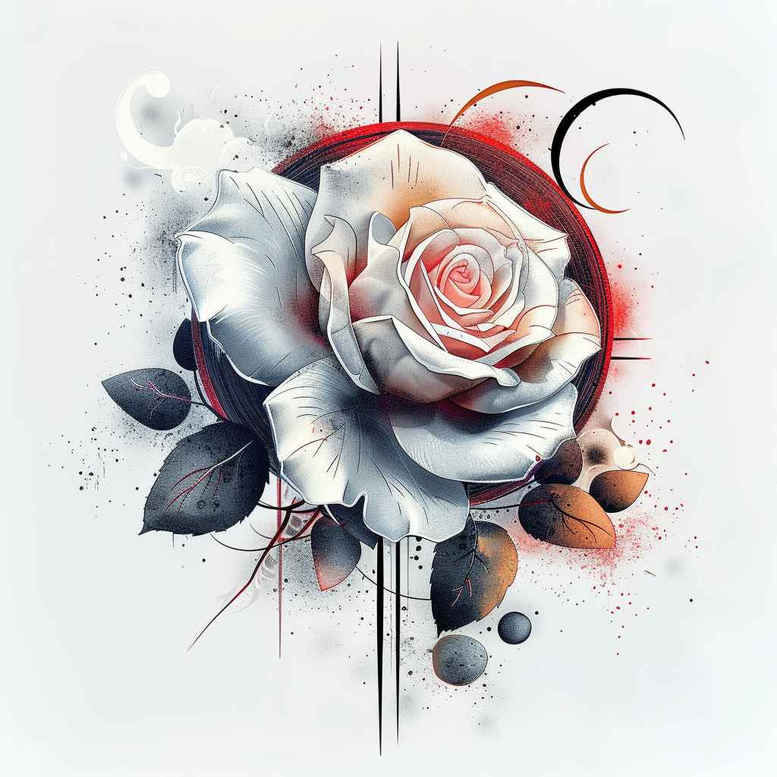 roses tattoo design ideas glossy scented memory symbolising courage