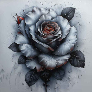 roses tattoo design ideas surreal soft contrast for back