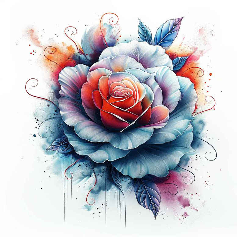 roses tattoo design ideas atmospheric thorn endurance and power