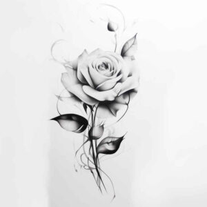 roses tattoo design ideas displaced objects thorn for lower chest