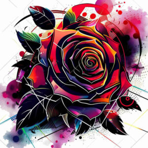 roses tattoo design ideas Surrealism shimmering forms timeless bloom for lower arm
