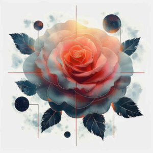 roses tattoo design ideas color saturation Victorian motif for lower back