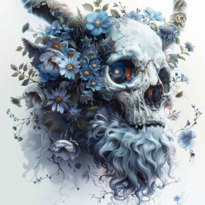 death-symbol-skull-tattoo – tattoo design ideas free ai generated – deep-shadows – for-stomach – Gallery: skulls-inkby-ai