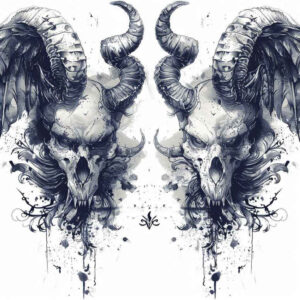 fine-line-skull-tattoo – tattoo design ideas free ai generated – gothic – for-wrist – Gallery: skulls-inkby-ai