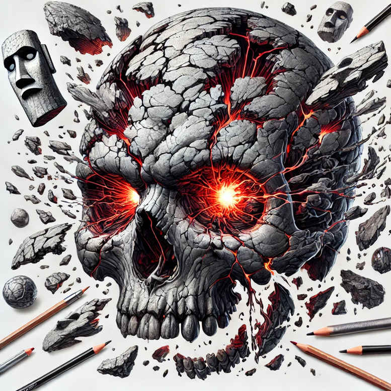 fine-line-skull-tattoo – tattoo design ideas free ai generated – lurking – for-triceps – Gallery: skulls-inkby-ai