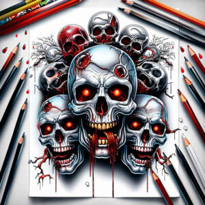 for-women – tattoo design ideas free ai generated – supernatural – for-forearm – Gallery: skulls-inkby-ai