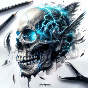 line-skull-tattoo – tattoo design ideas free ai generated – possessed – for-full-back – Gallery: skulls-inkby-ai
