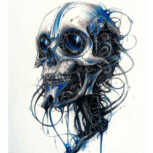 moving-skull-tattoo – tattoo design ideas free ai generated – petrified – for-spine – Gallery: skulls-inkby-ai
