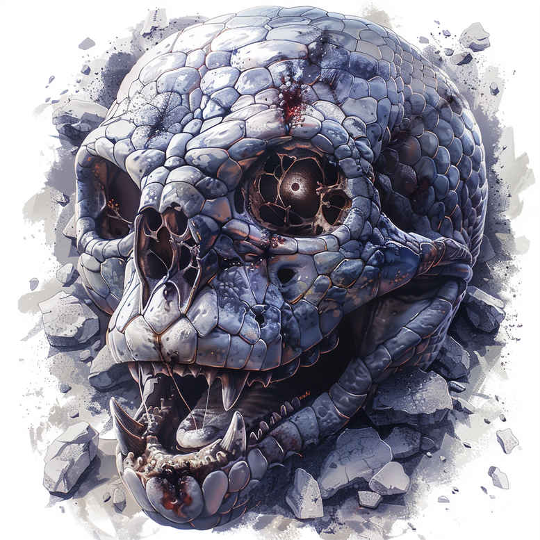 nature-motif-skull-tattoo – tattoo design ideas free ai generated – odd – for-forearm – Gallery: skulls-inkby-ai