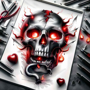 skulls tattoo design ideas close-up afterlife marker for ankle
