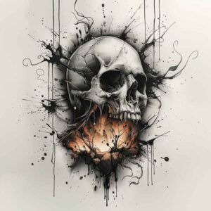 skulls tattoo design ideas form fidelity afterlife marker shows determination