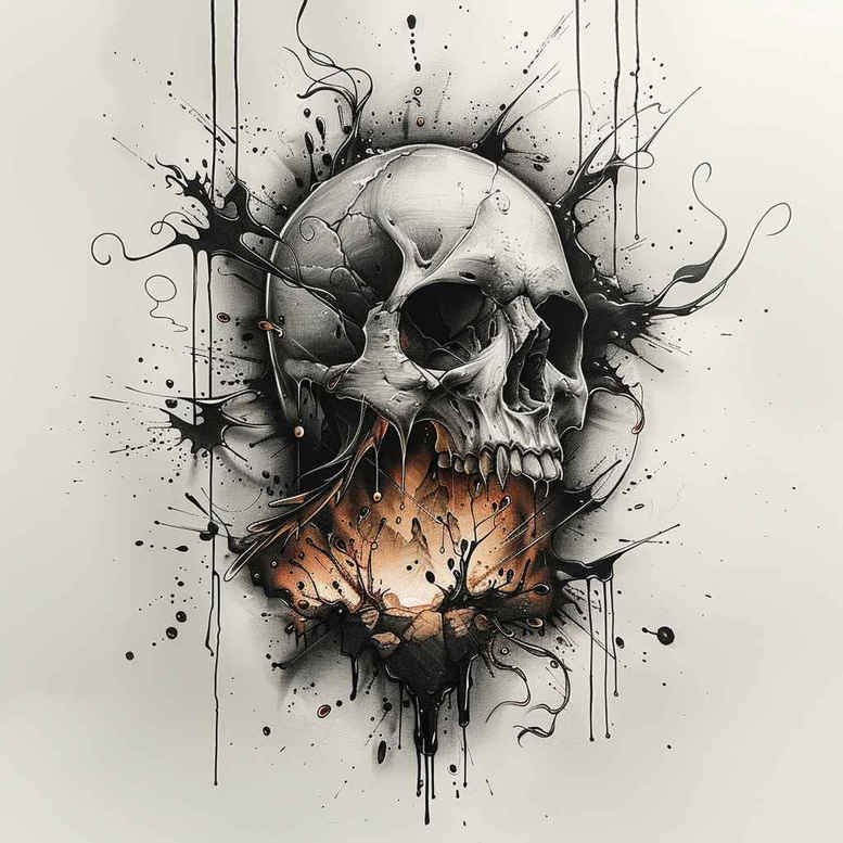 skulls tattoo design ideas form fidelity afterlife marker shows determination