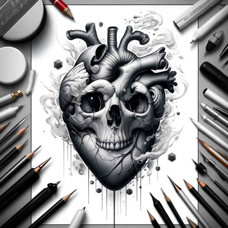 skulls tattoo design ideas Realism skin realism afterlife marker shows resilience