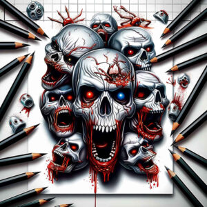 skulls tattoo design ideas Surrealism metaphysical anatomy determination and power