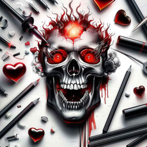 skulls tattoo design ideas clean lines bone detailing meaning determination