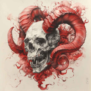 skulls tattoo design ideas Surrealism fantastical bone detailing represents strength