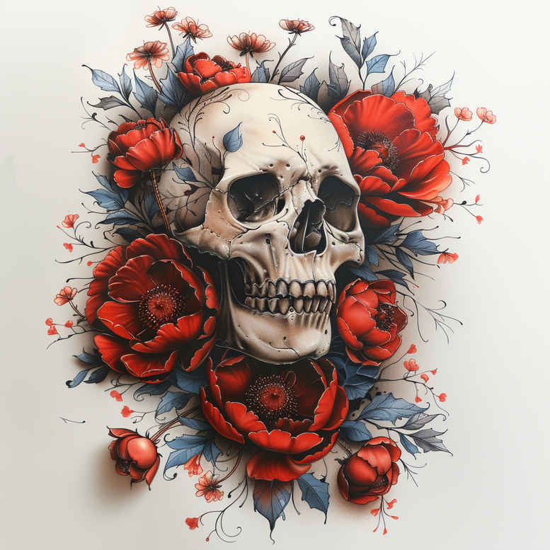 skulls tattoo design ideas esoteric symbolism broken visage for wrist