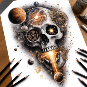 skulls tattoo design ideas depth perception dark beauty for side