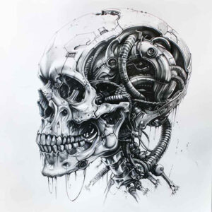 skulls tattoo design ideas refined lines death charm endurance and power
