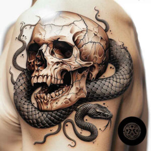skulls tattoo design ideas Realism depth realism death charm for forearm