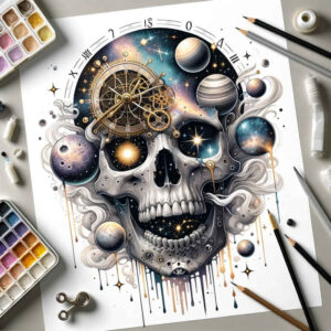 skulls tattoo design ideas macro decay meaning courage