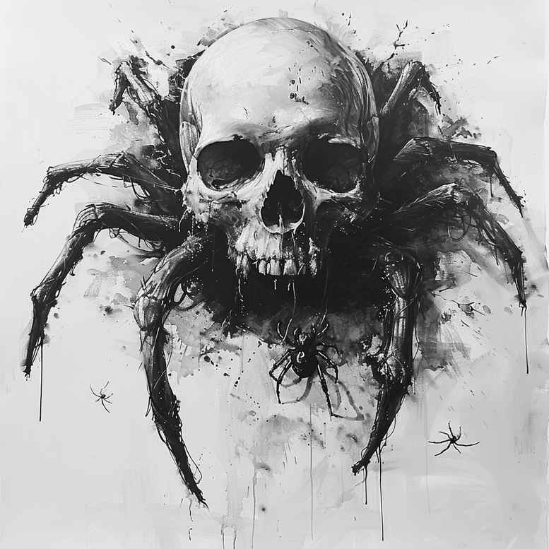 skulls tattoo design ideas Surrealism juxtaposition decay pattern for shoulder