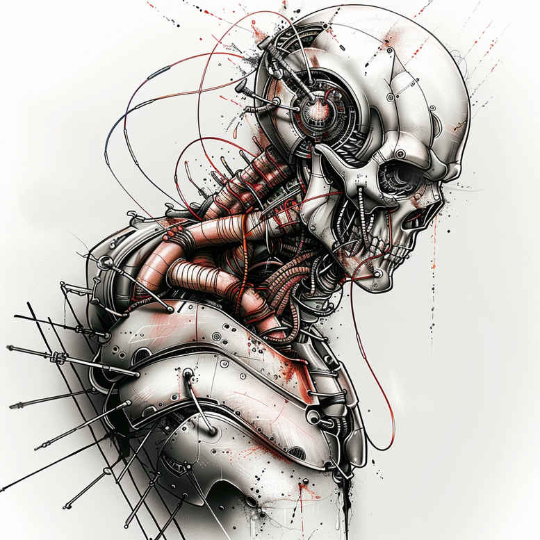 skulls tattoo design ideas refined color palette decay pattern shows perseverance