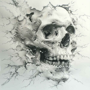skulls tattoo design ideas subtle tone decay perseverance and power