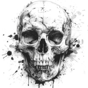 skulls tattoo design ideas artistic contrast edgy realism symbolising strength