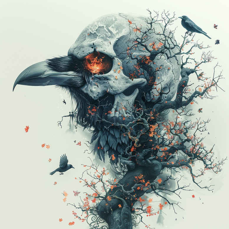 skulls tattoo design ideas hyper-detailed eternal silence meaning strength