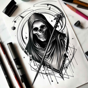 skulls tattoo design ideas refined lines eternal silence shows determination