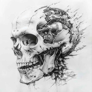 skulls tattoo design ideas ethereal haunted symbol embodying determination