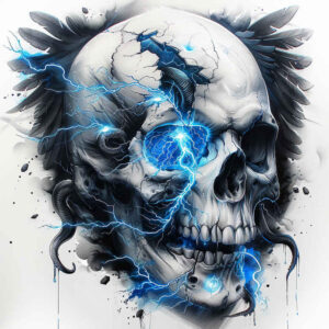 skulls tattoo design ideas textured haunted symbol symbolising courage