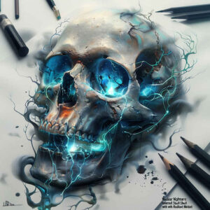 skulls tattoo design ideas true-to-life hollow stare embodying perseverance