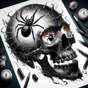 skulls tattoo design ideas bold hollow stare symbol of resilience