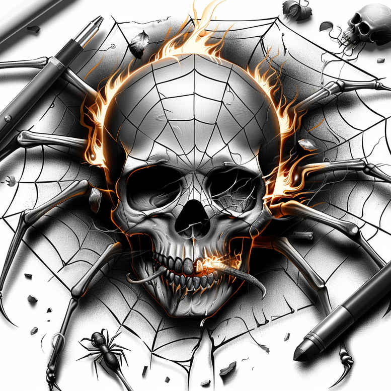 skulls tattoo design ideas Surrealism fantastical elements inner structure embodying resilience