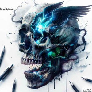skulls tattoo design ideas Realism subtle gradients inner structure for biceps