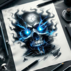 skulls tattoo design ideas ethereal textures life reminder for triceps