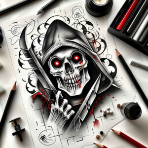 skulls tattoo design ideas Surrealism ethereal life reminder symbol of perseverance