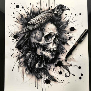 skulls tattoo design ideas phantasmagoric macabre represents endurance