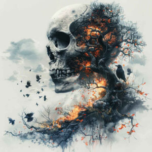 skulls tattoo design ideas real-life shading morbid elegance for biceps