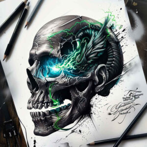 skulls tattoo design ideas Surrealism psychological depth mortality meaning perseverance