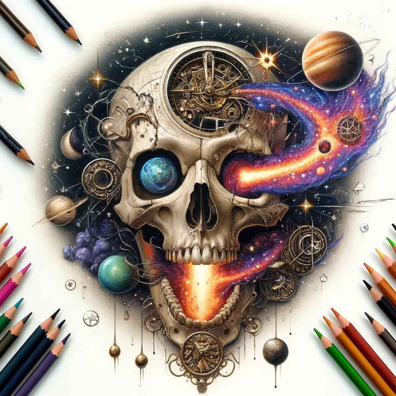 skulls tattoo design ideas Realism deep shadows mortality symbol of determination
