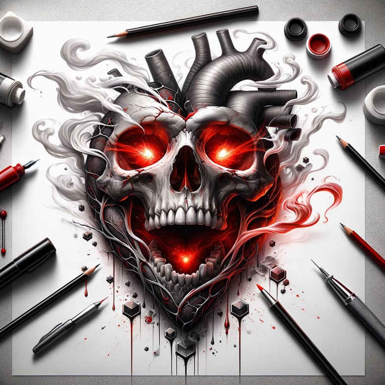 skulls tattoo design ideas Realism illusion of depth mortality symbol of strength