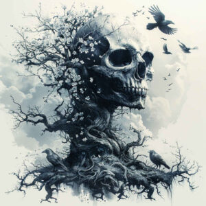 skulls tattoo design ideas Realism high definition mystical death for heel