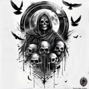 skulls tattoo design ideas balanced color mystical death stands for perseverance