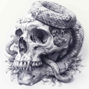 skulls tattoo design ideas Realism realistic proportions mystical death symbolising resilience